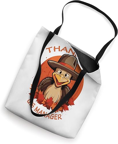 Miniatura 2 de GIS Manager Funny Thanksgiving Turkey & Fall Tote Bag