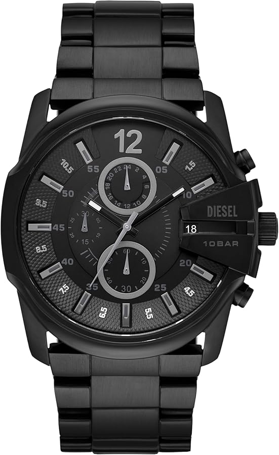 Amazon.com: Diesel Master Chief Stainless Steel Chronograph Men's