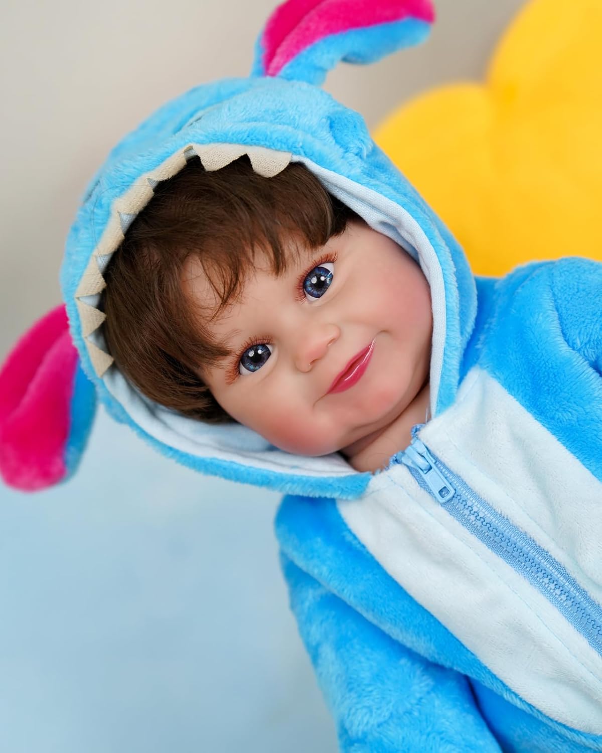 Reborn Dolls Baby Clothes for 17-22 Inch Dolls, Handmade Pajamas Set Boys One-Piece Outfit Clothing Accessories for Lifelike Newborn Toy Babydolls, Washable