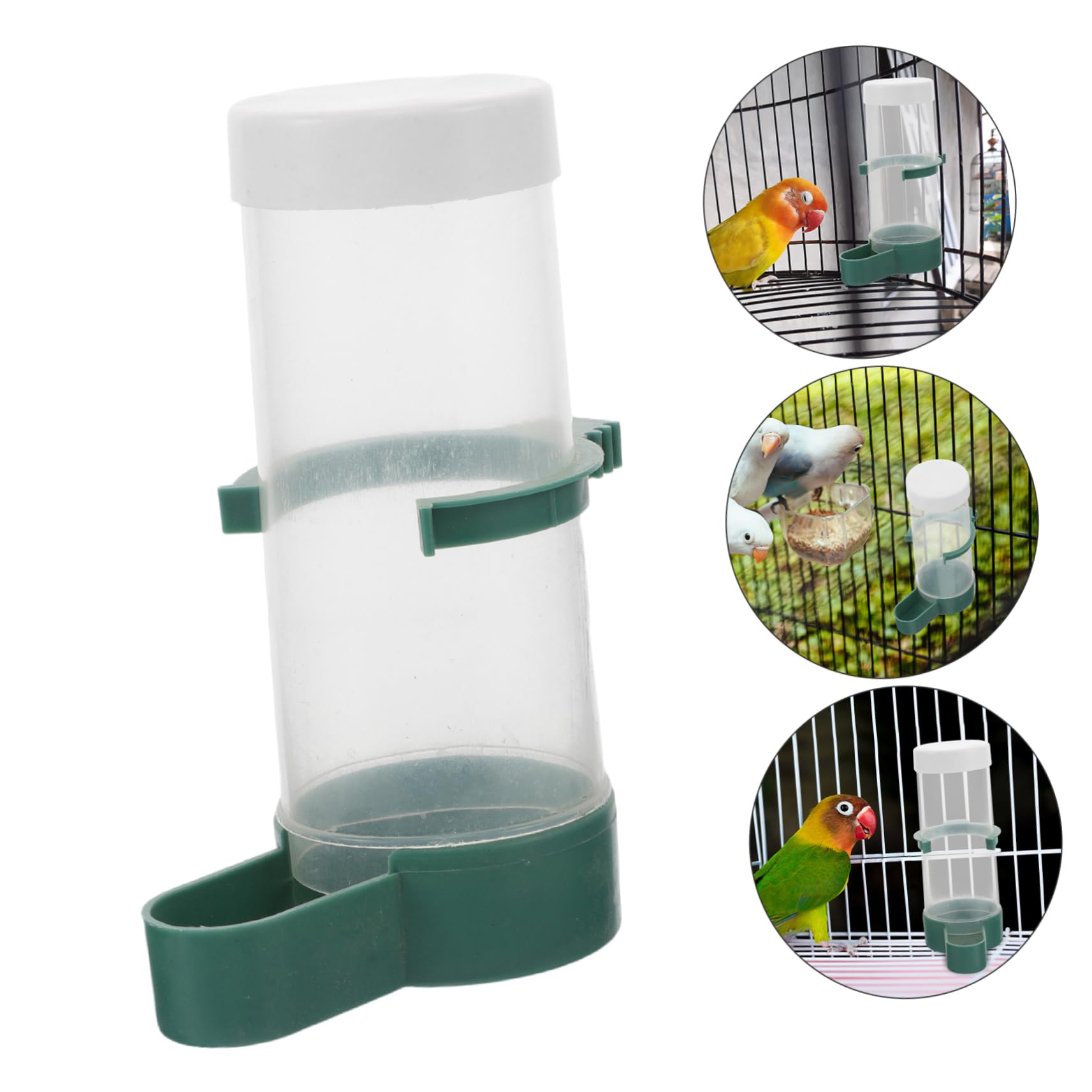 BESTonZON 20 Pièces Distributeur Automatique Aliments pour Oiseaux Accessoires de Nourriture pour Perroquets et Oiseaux de Cage Conçu pour Nutritionnel Optimal Utilisation Polyvalente