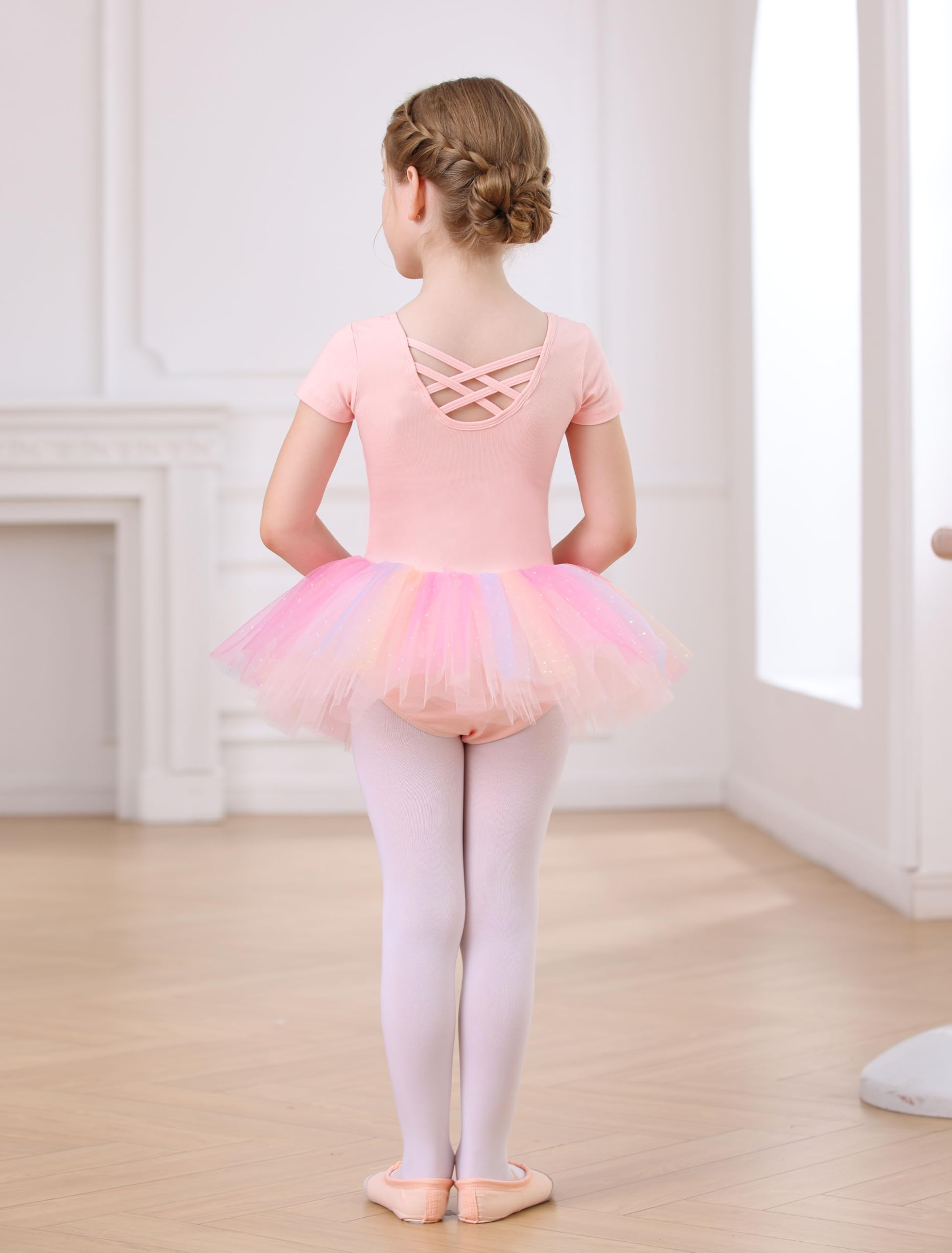 Snapklik.com : MdnMd Girls Toddler Ballet Tutu Leotard Ballerina Dress ...