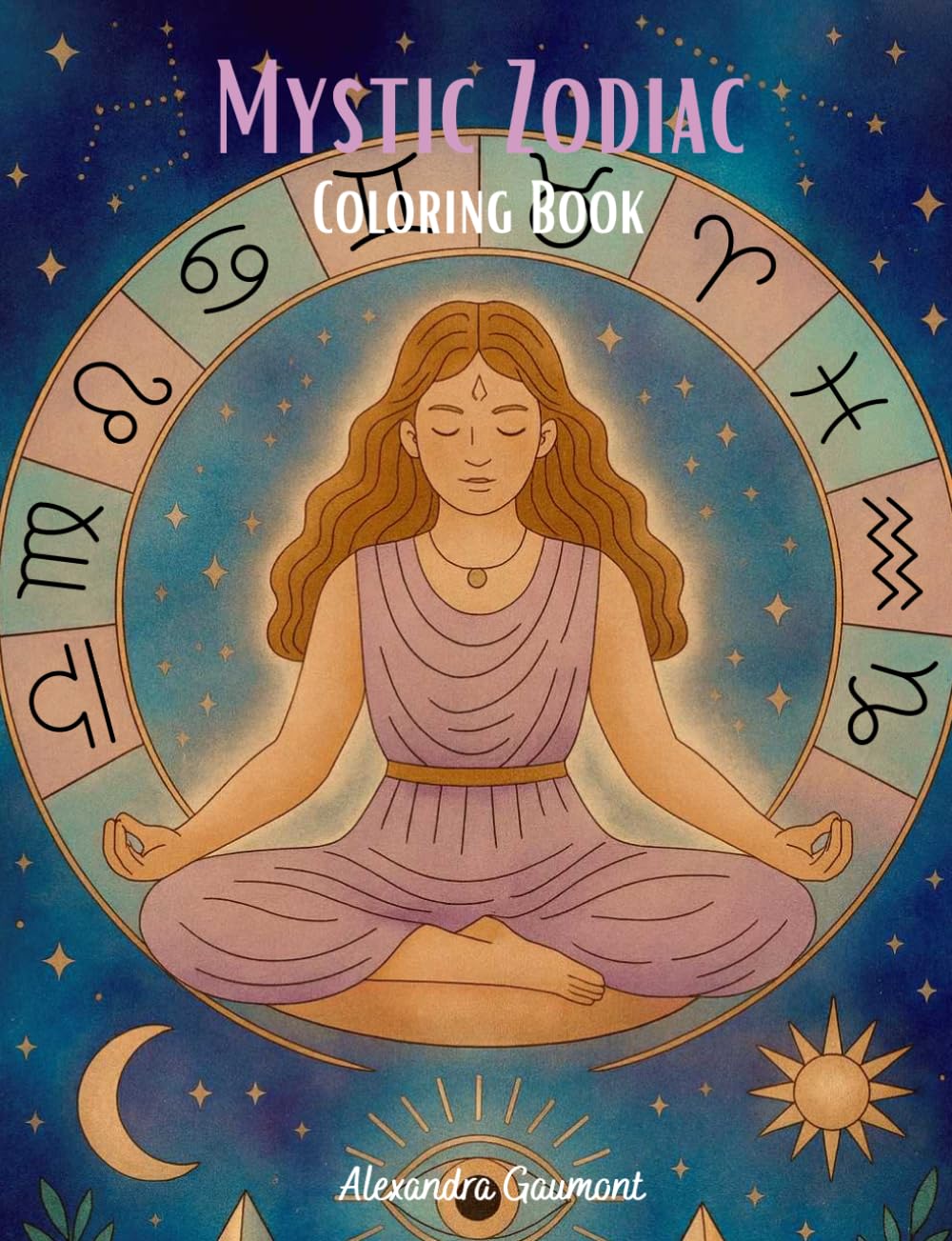 Coloring Book Mystic Zodiac