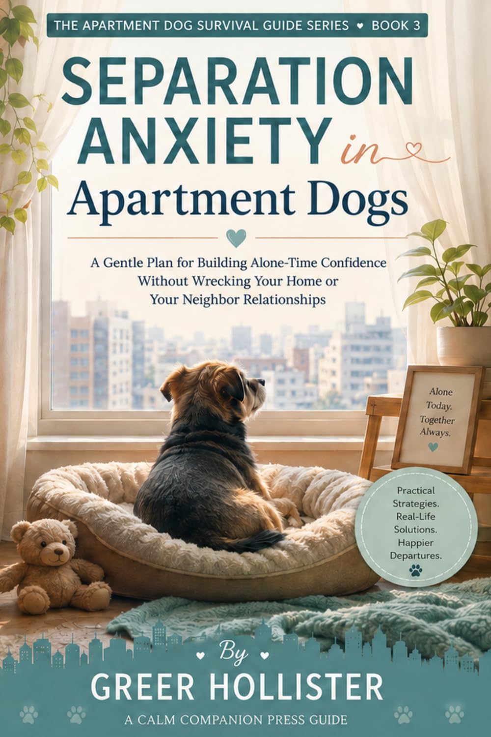 Separation Anxiety in Apartment Dogs: A Gentle Plan to Reduce Barking, Panic, Destructive Behavior, and Neighbor Complaints While Building Alone-Time ... (The Apartment Dog Survival Guide Series)