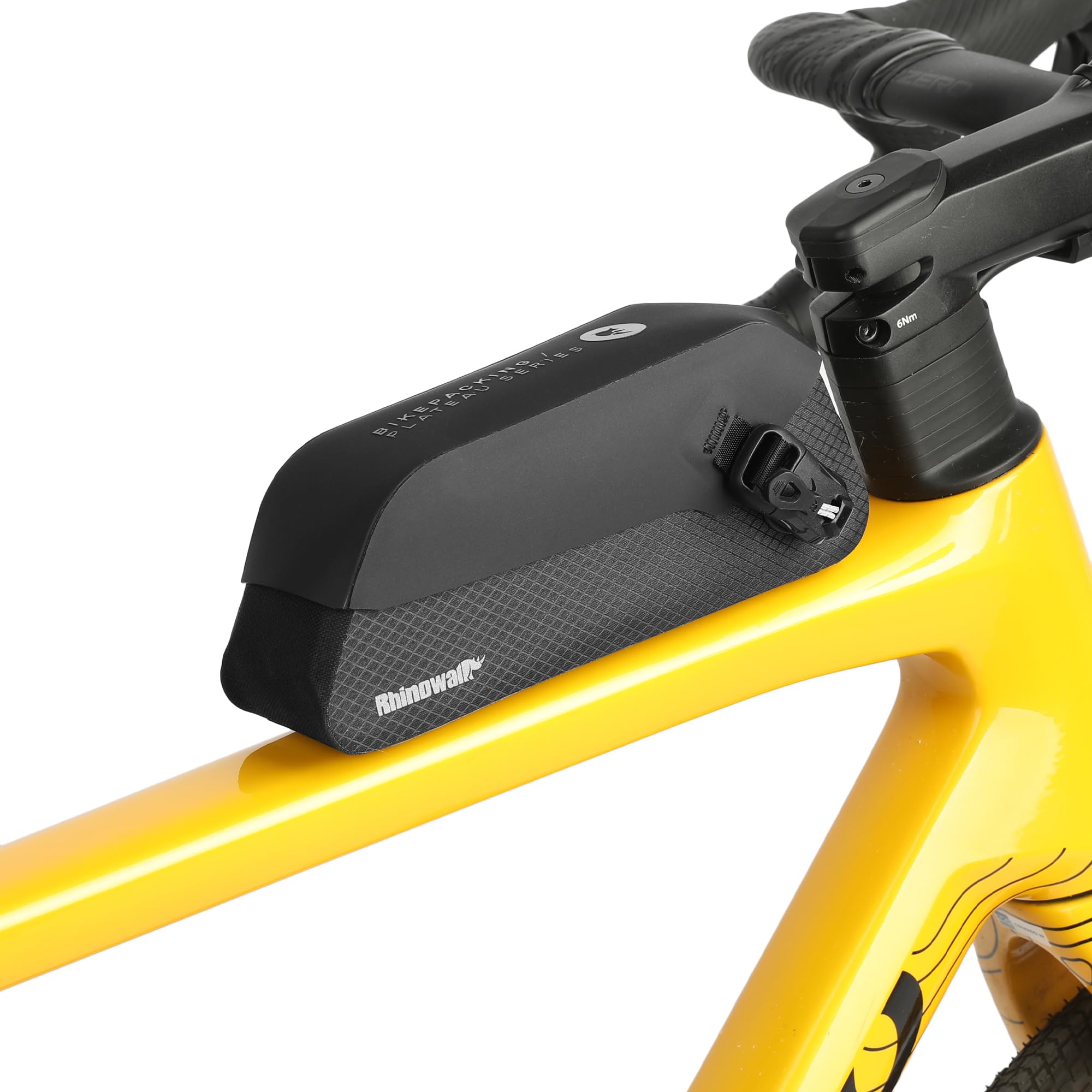 Rhinowalk Bike Top Tube Bag 0.6L Bike Frame Bag with Magnetic Flap Fully Waterproof and Stable Professional Cycling Accessories for Mountain Road Bicycle-S