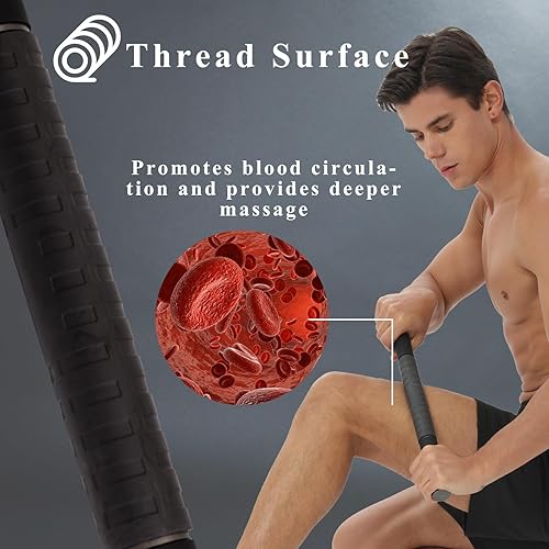 Miniatura 3 de Rodillo muscular para masaje de piernas, rodillo de pantorrilla, rodillo de liberación profunda de tejido muscular, puntos de activación para