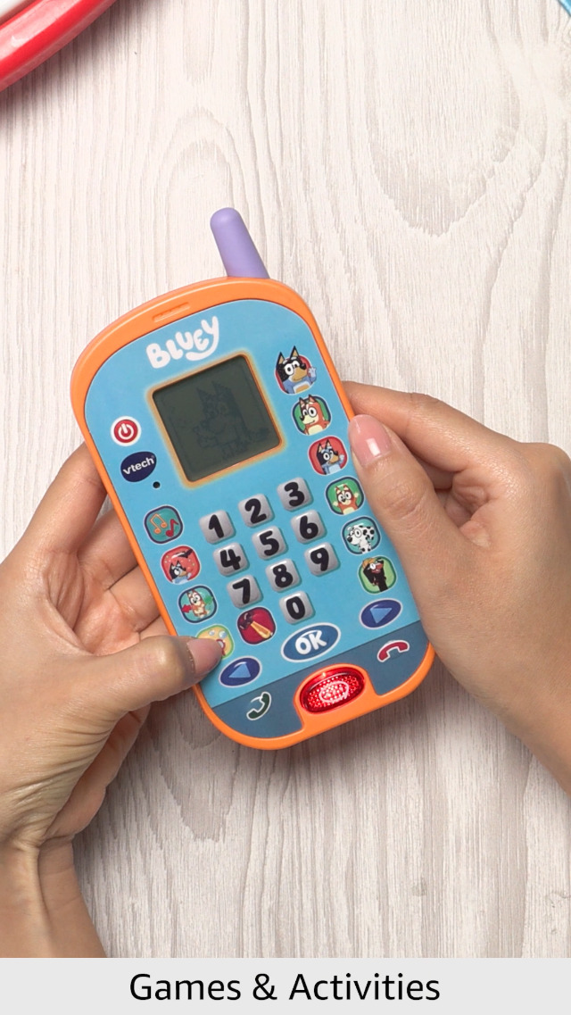 Amazon.com: VTech Bluey Ring Ring Phone : Toys & Games