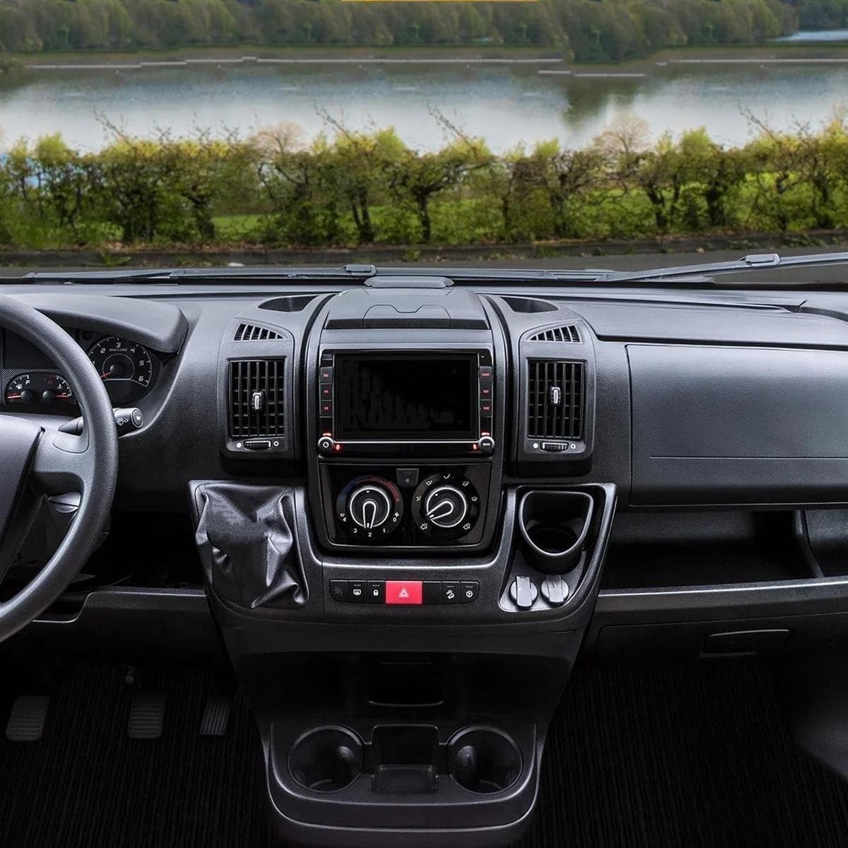 Kit Adattatore Per Mascherina Autoradio 2DIN Da 9 Pollici Per FIAT Per DUCATO 8° Serie 2021, 2022, 2023 E 2024