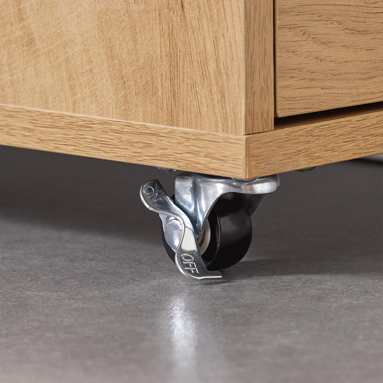 SoBuy Carrello Cucina Salvaspazio con Ruote da 20 cm, soluzione ideale per angoli e nicchie strette, utilizzabile come Mobile Cucina Stretto o Mobiletto Bagno Salvaspazio L20xP40xH170 cm NSR13-N