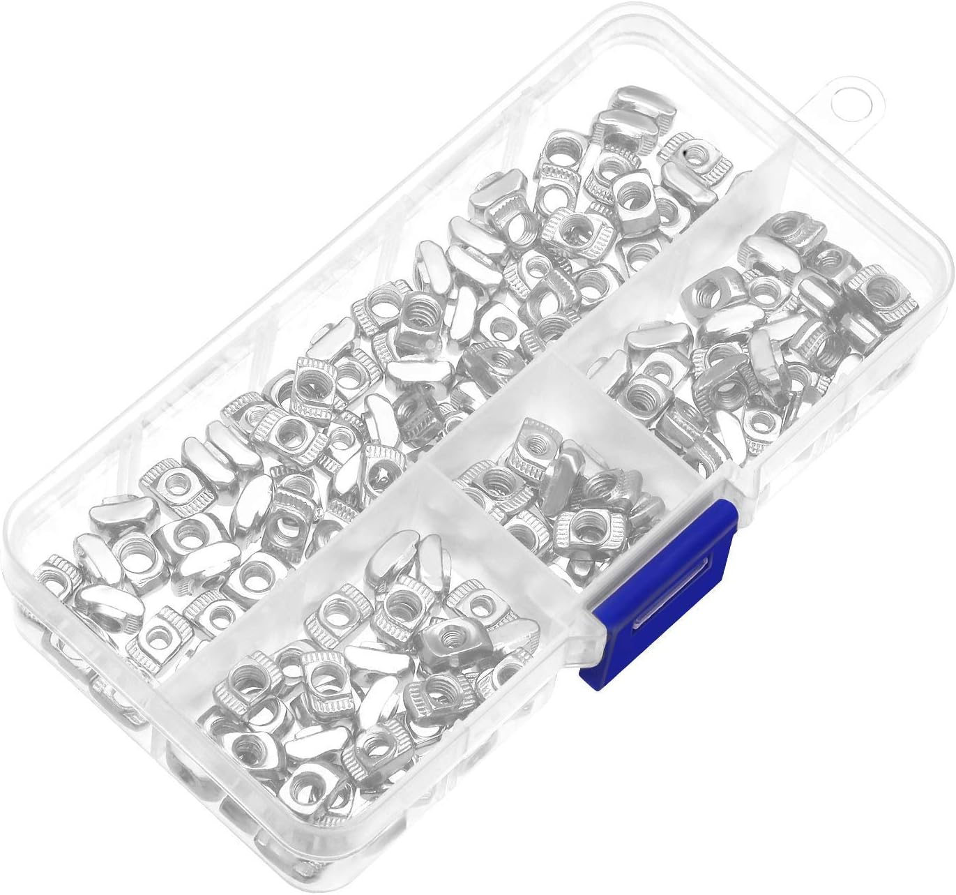 150 Pieces 20 Series T Nuts M3/ M4/ M5 T Slot Nut Hammer Head Fastener Nut Assortment Kit for Aluminum Profile