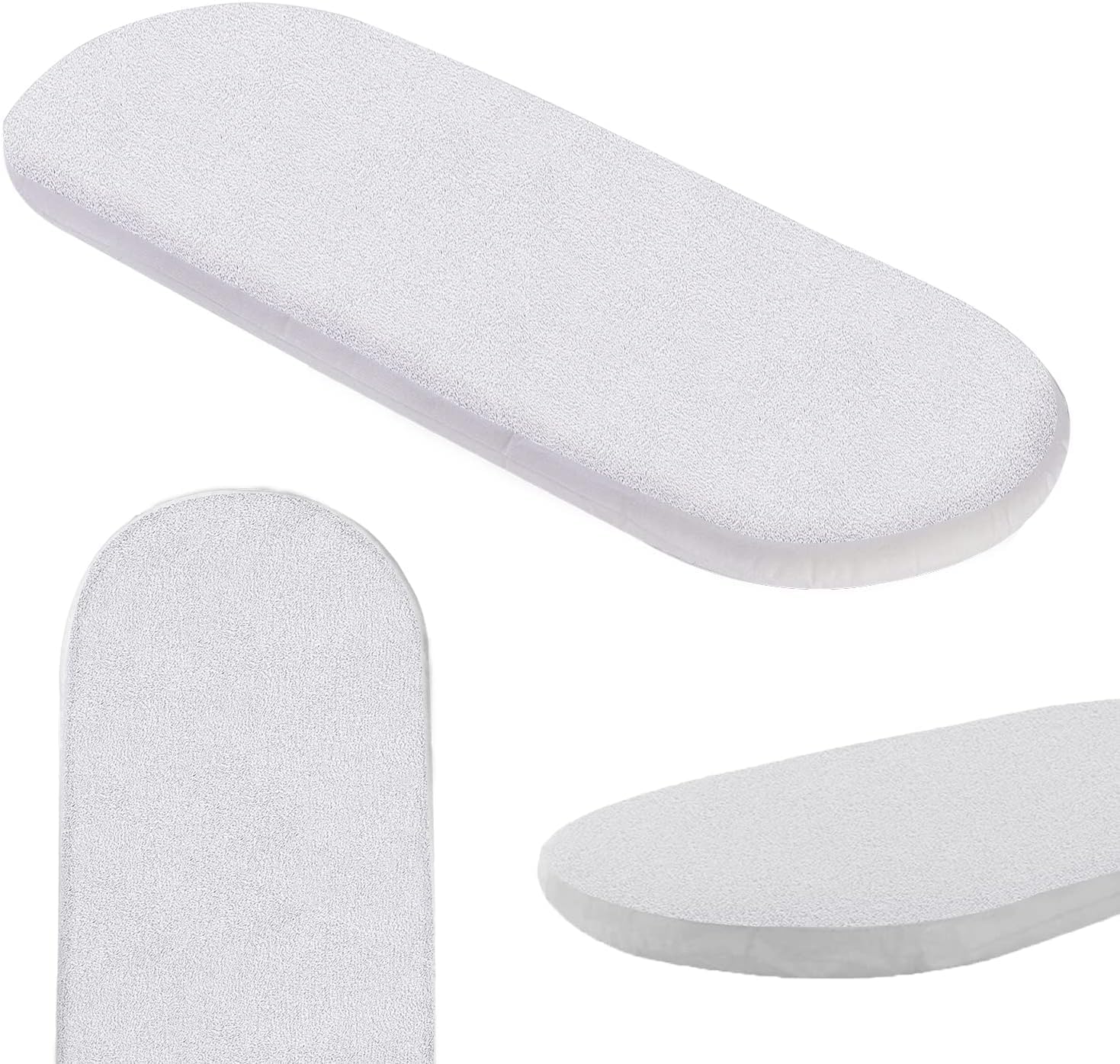 Planetoid White Comforts 100% Cotton Terry Towel Waterproof Fitted Bed Sheet Mattress Protectors Topper Cover Super Absorbent Stain Proof Non-Allergenic & Non-Noisy 2 Pack (Moses Basket (35 X 75Cm))