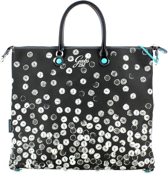 BORSA GABS G3 STUDIO DAV/DT G3STUDIO-I16 PRINT TG L (232 LETTERE B/N) :  Amazon.it: Scarpe e borse