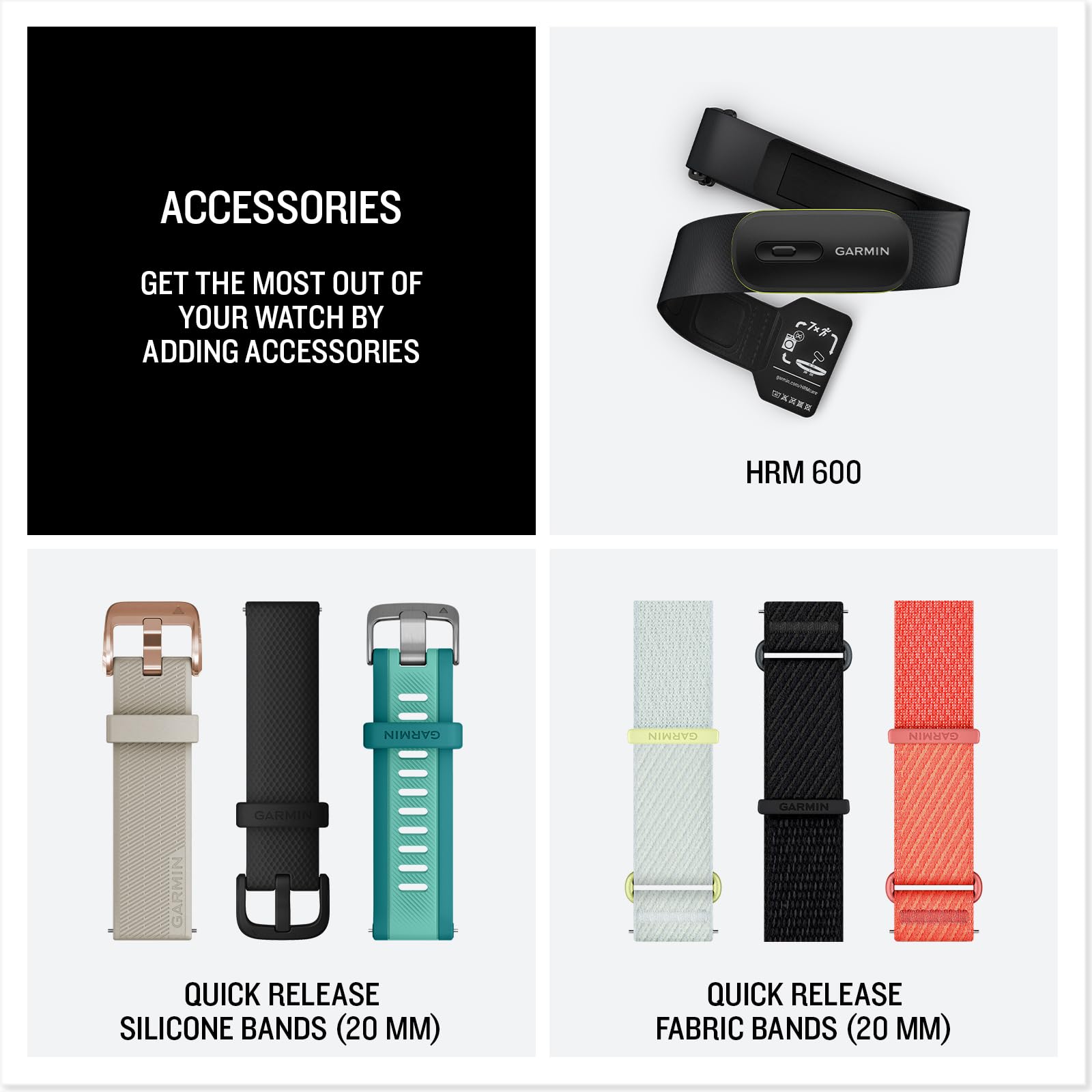 Garmin Forerunner® 170 Music, orologio da corsa GPS, statistiche di allenamento avanzate e informazioni sul recupero, oltre a memorizzare musica, verde con cinturino verde/limone
