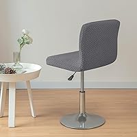 Vista 8 de HFCNMY Fundas para taburetes de bar con respaldo, paquete de 2 fundas elásticas para taburetes de bar, fundas de taburete de bar jacquard, fundas