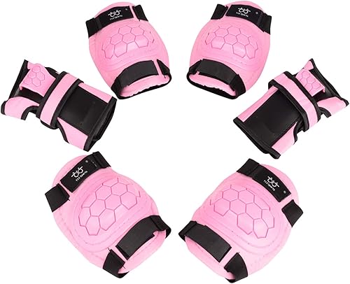 Miniatura 8 de TXJ Sports Coderas y rodilleras para niños con protectores de muñeca, equipo de protección para monopatín, patinaje sobre ruedas, ciclismo, patinaje