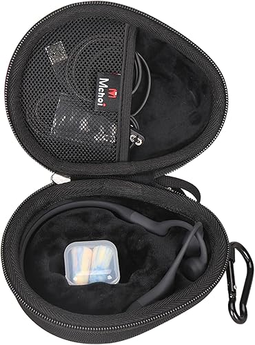 Mchoi Estuche rígido adecuado para Aftershokz AeropexAftershokz Titanium MiniAftershokz AirAftershokz OpenmoveOpenrun Pro, auriculares inalámbricos