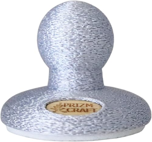 Prizm - Herramienta de prensado de plataforma de estampado artesanal para fabricación de tarjetas, álbumes de recortes y papel (plata tormentosa)