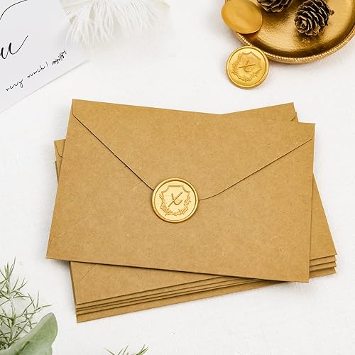 Miniatura 8 de 50 calcomanías de sello de cera, monograma de champán, calcomanías de sello de sobre para bodacumpleañosbaby showerAcción de