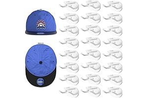 24 Adhesive Baseball Cap Hooks