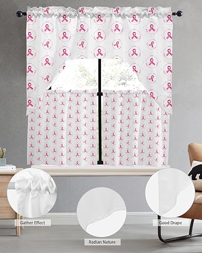 Miniatura 9 de Cortinas de cocina con festón de Navidad, cenefa con bolsillo para barra, paneles de cortina para dormitorio, sala de estar, baño, cafetería,