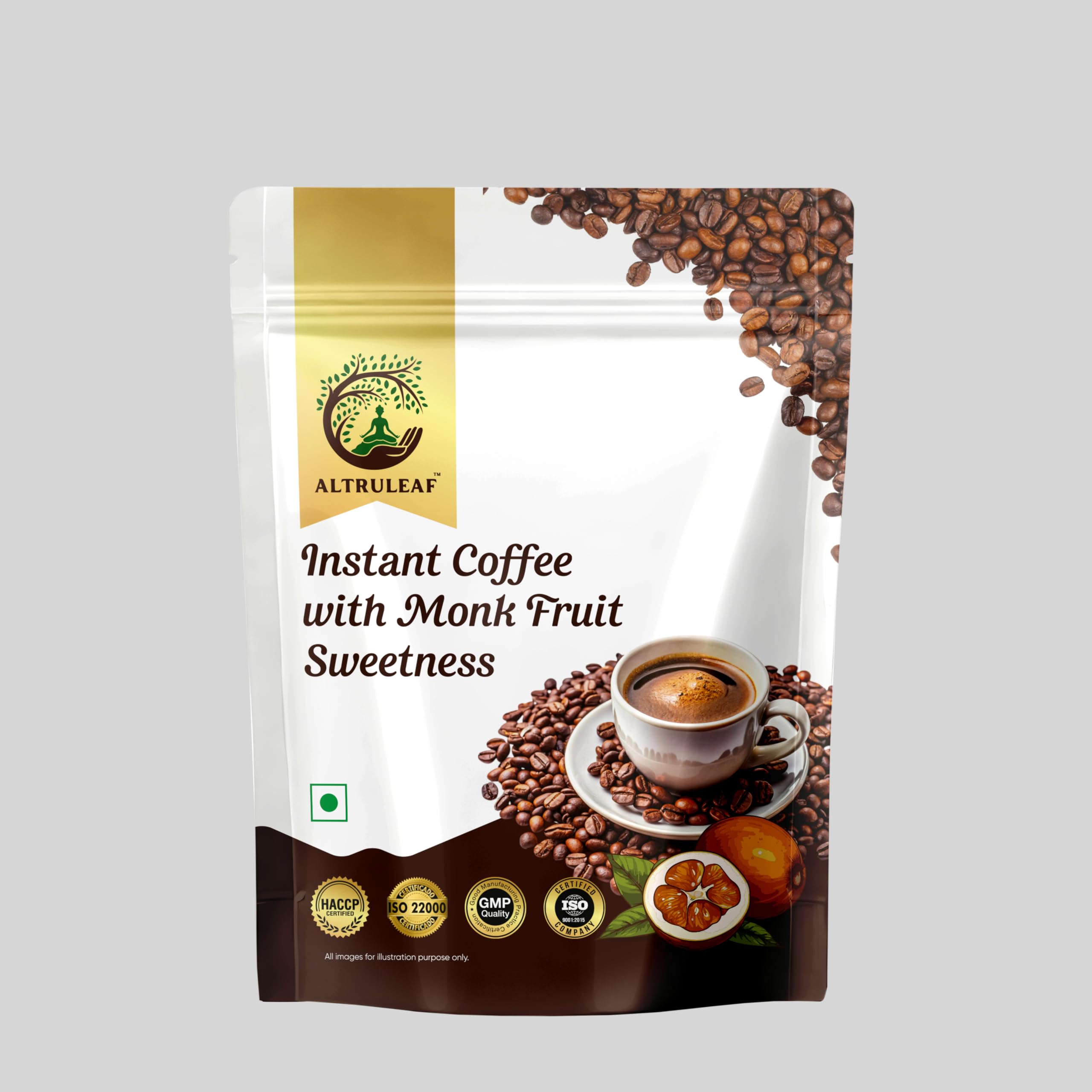 Altruleaf Premium instant Coffee Powder with Infused Monk Fruit Sweetness-picture-32