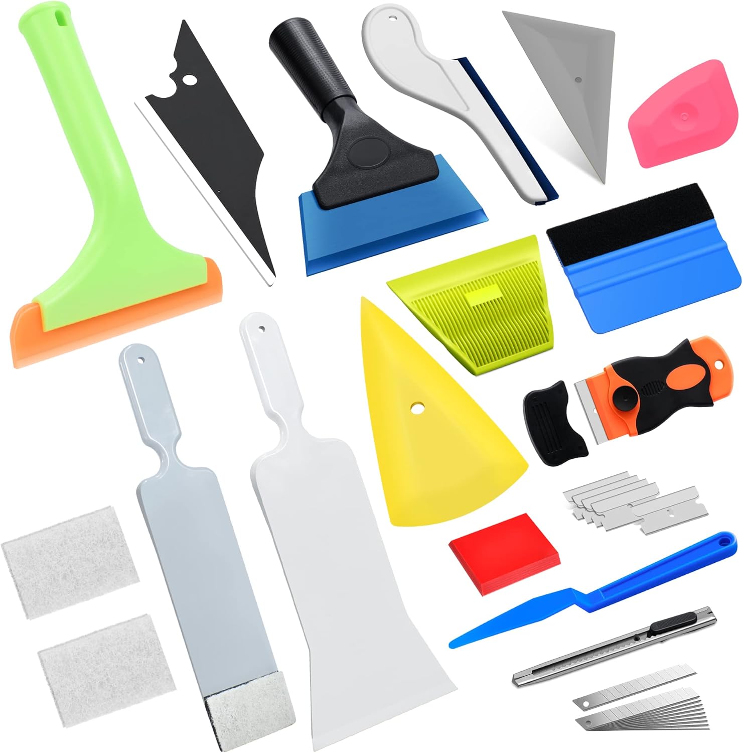 REEVAA Window Tint Kit Window Tint Tools,Bulldozer Scrubber