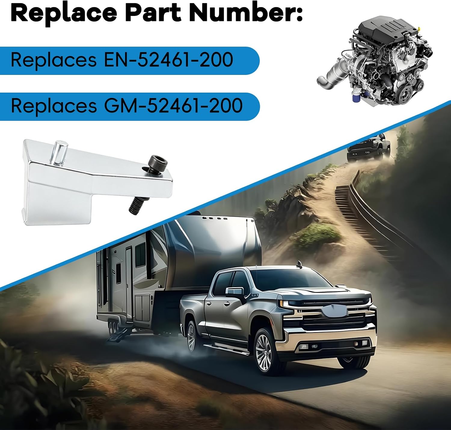 EN-52461-200 2.7L Adapter Camshaft Torque Reaction Tool Fit for Silverado