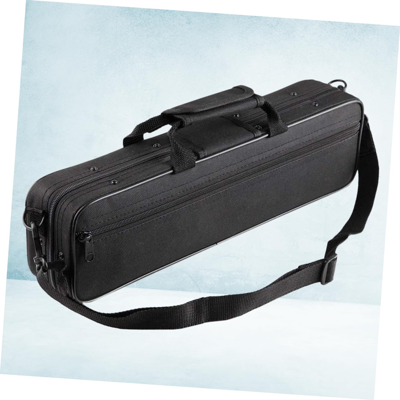 Genérico 1 Pc Bolsas De Flauta Bolso De Tipo Flauta Rígida Para Flauta Cañas De Clarinete Soporte De Clarinete Bolsa De Flauta Bolsa De Concierto De Trompeta Bajo Lienzo Black