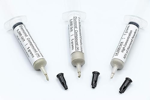 Vista 93 de TechDiamondTools Kit de 3 pasta de pulido compuesto de pulido de diamante fabricado en Estados Unidos 14000 100000 200000 grano para mármol vidrio