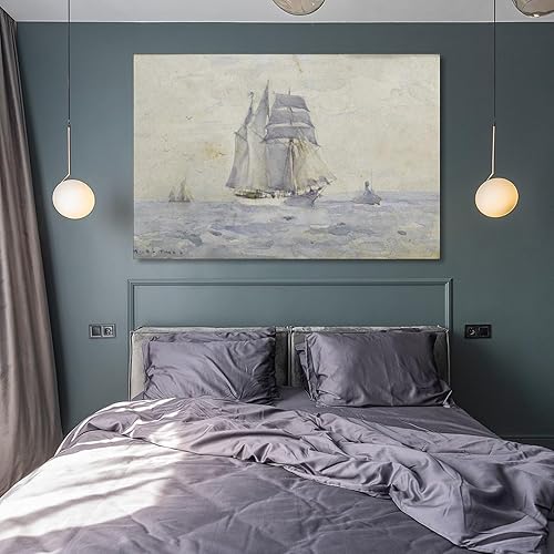 Miniatura 8 de Maritime Scene by Henry Scott Tuke Painting On Canvas Wall Art Poster Scroll Picture Print Living Room Walls Decor Home Posters 20x30inch(50x75cm)