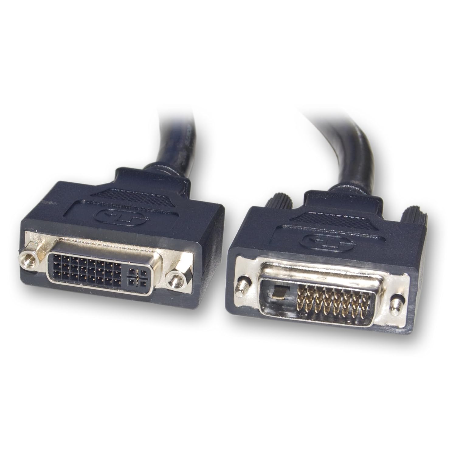 CableWholesale 10 Feet DVI-D Dual Link Extension Cable, Black, DVI-D Male to DVI-D Female, 3 Meter, 28 AWG, 2560 x 1600, DVI-D Cable, Computer Monitor, Projector, HDTV Cable