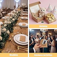 Vista 5 de HANSGO 100 mini sobres para tarjetas de regalo, portadores de tarjetas de regalo de 4 x 2.8 pulgadas con cierre de corazón, para bodas, cumpleaños