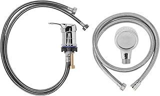 Shampoo Bed Faucet Set, Shower Basin Faucet Head Sprayer Shampoo Bowl Water Hose for Salon Punch Shampoo Bed Bowl Zinc Alloy Salon Replacement