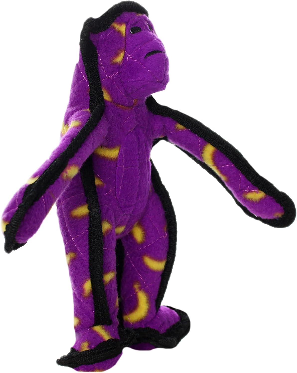 TUFFY - World's Tuffest Soft Dog Toy - Zoo Junior Monkey - Squeakers - Multiple Layers. Made Durable, Strong & Tough. Interactive Play (Tug, Toss & Fetch). Machine Washable & Floats