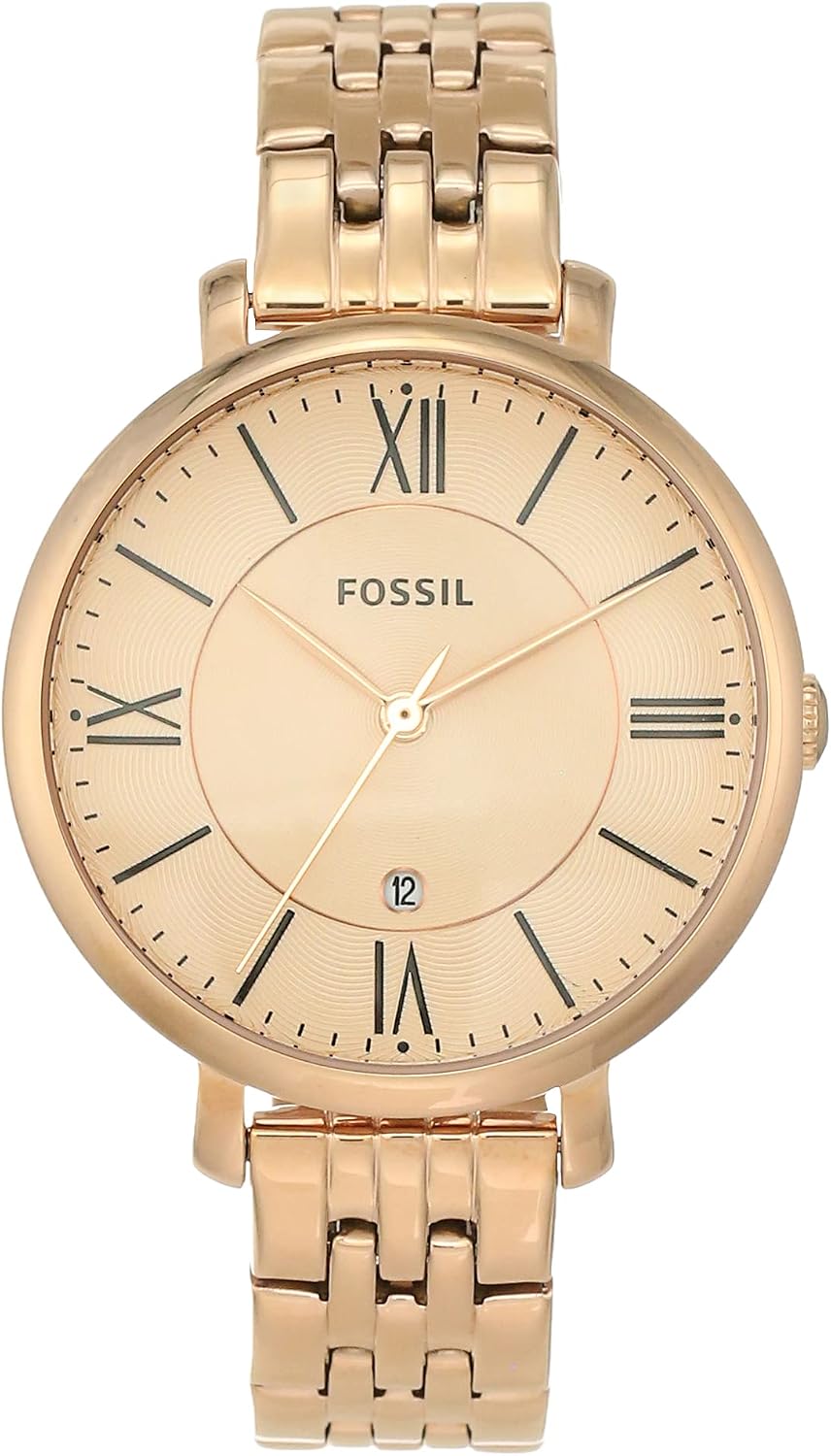 Fossil Damen Analog Quarz Uhr mit 