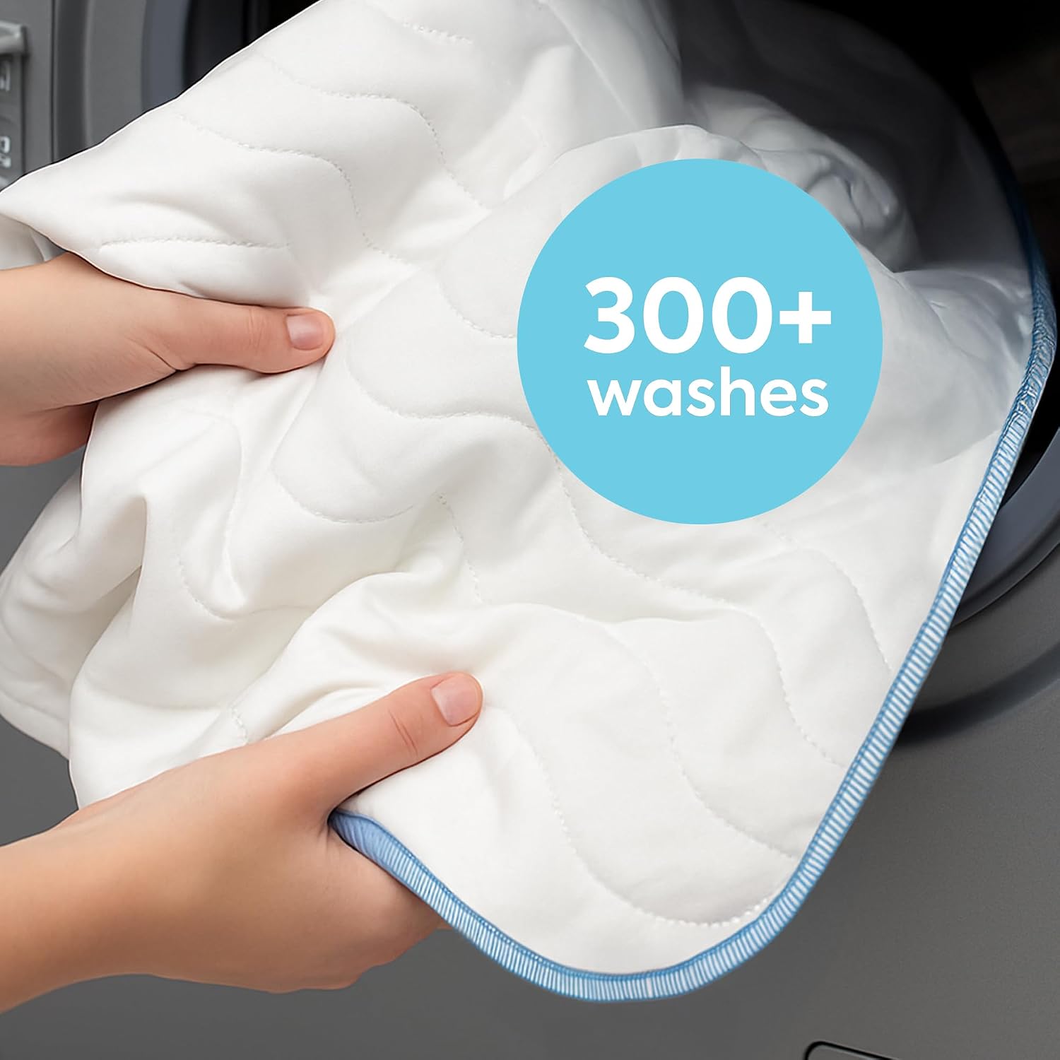 Washable Reusable Underpad – Heavy Absorbency Waterproof Bed Protector for Kids, Adults, Elderly & Pets | Leakproof, Soft, Quick-Dry (34 x 52)