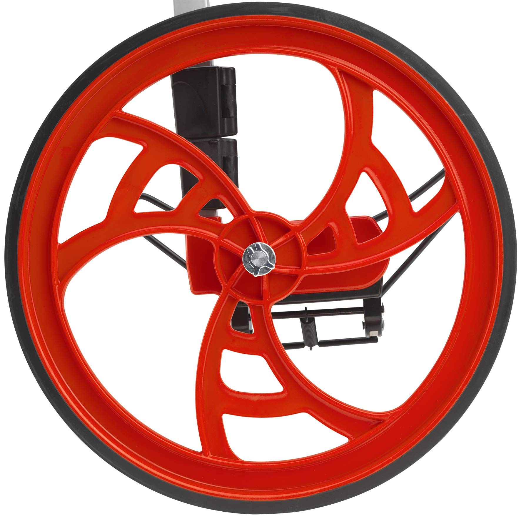 SOLA MW 1000 Messrad I Profi Meterzähler für exakte Vermessung bis 9.999,9 m I Laufrad mit einer Messtoleranz von ±3.00 mm I Rolltacho mit extra starkem Pistolengriff I Rollrad mit Seitenständer