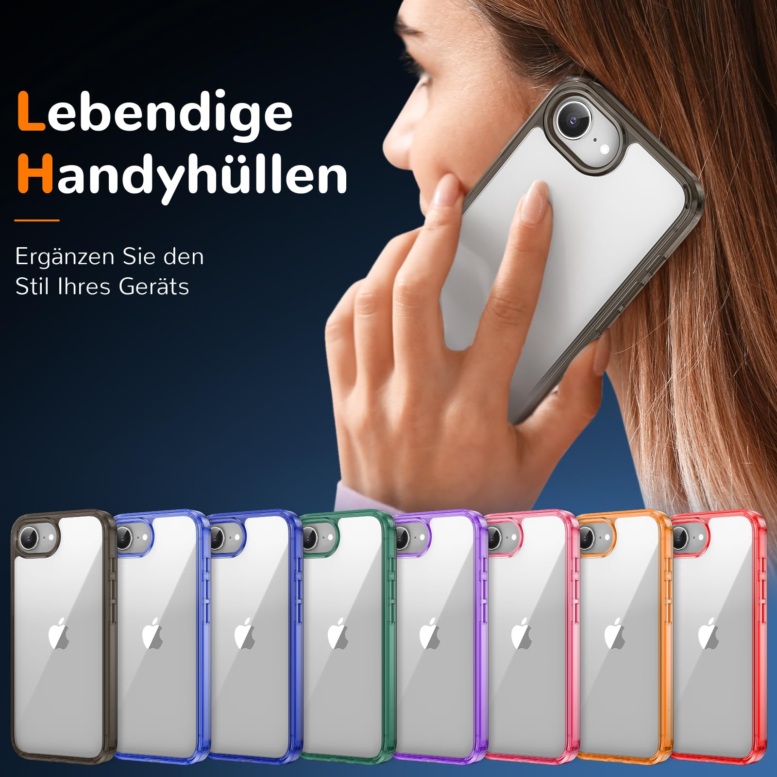 Clear Case for iPhone 15, Ultra Thin, Shockproof TPU Cover, Anti-Yellowing, Crystal Clear, Phone Case for Apple iPhone 15 - Clear — view 548