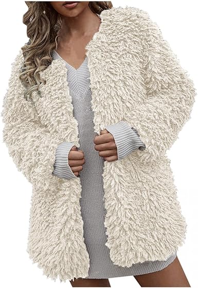 fluffy jacket plus size