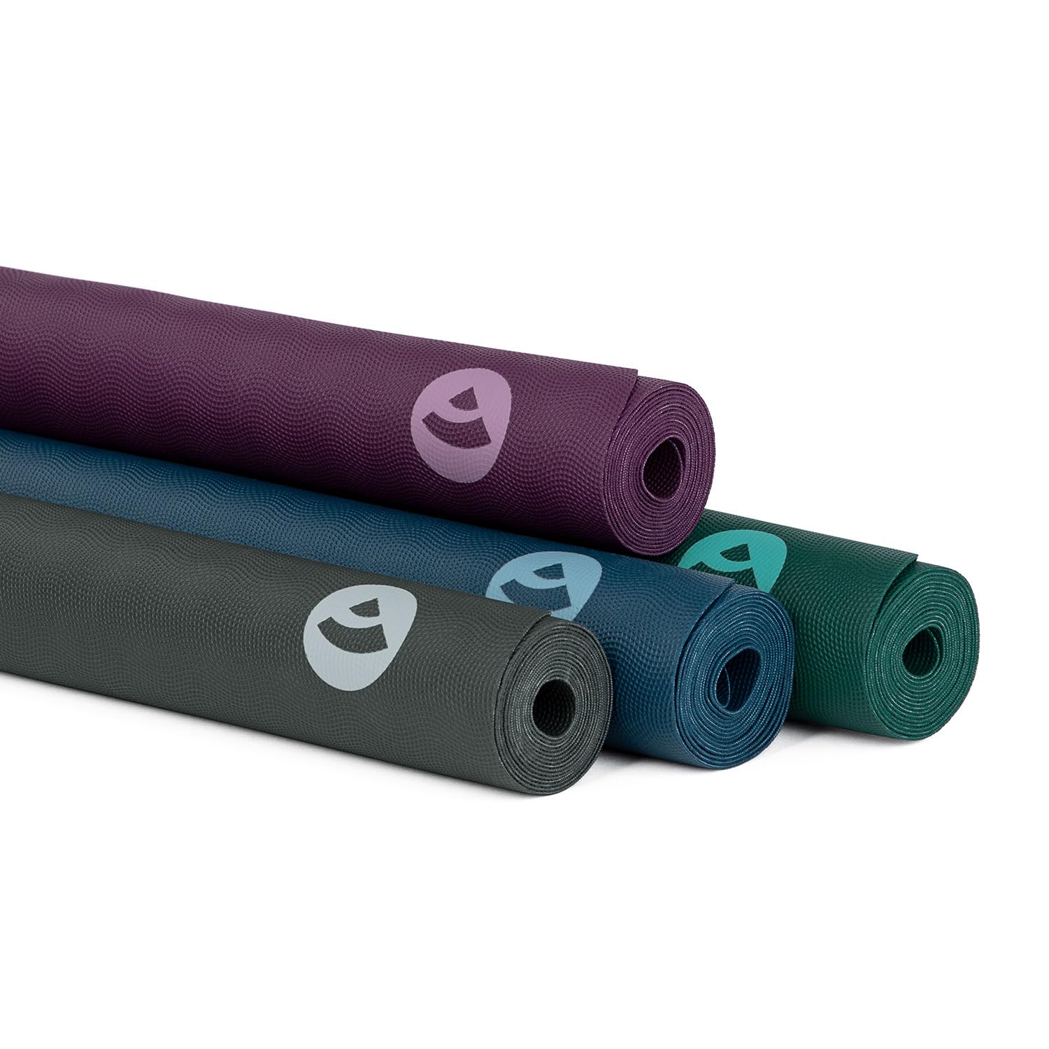Tappetino da yoga da viaggio Ecopro Travel, estremamente antiscivolo, 1,3 mm, leggerissimo e pieghevole, in gomma naturale, colore: viola