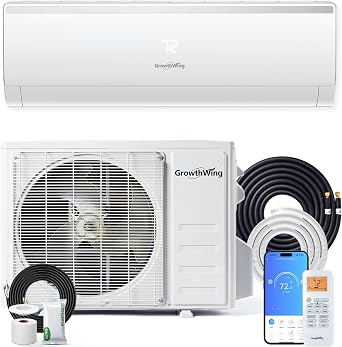 12000 BTU Mini Split Air Conditioner & Heater, AuraCore Series 20 SEER2 115V Inverter Energy-Efficient AC with Remote & APP, WiFi Alexa, Pro Installation, Up to 750 Sq.Ft.
