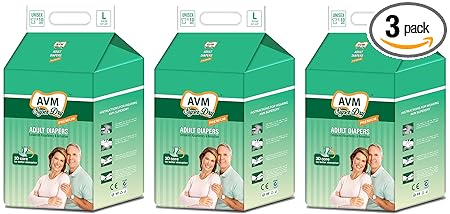 AVM Super Dry Premium Adult Diaper (PACK OF 3)(28