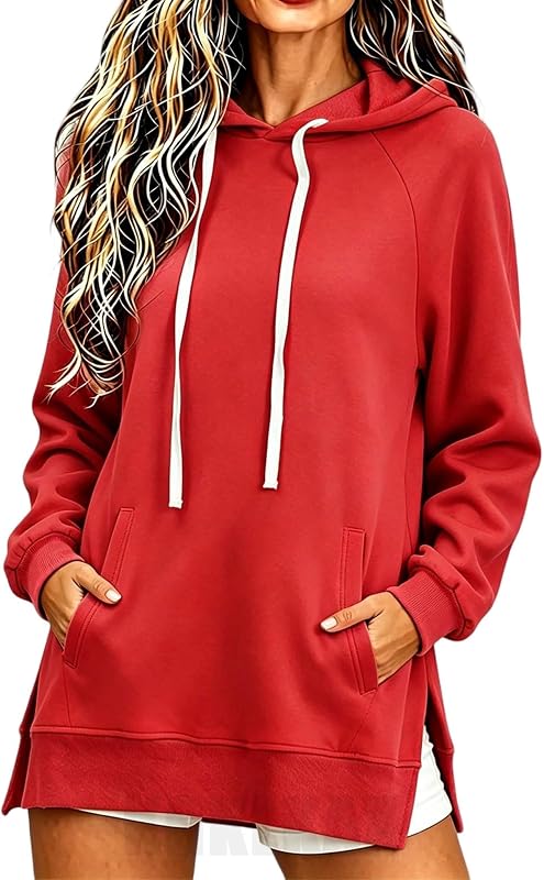 Womens Warmy Sweatshirt Oversized Hoodie Dress with Pockets | shirt dresses for women 2026 women's fashion hoodies & sweatshirts lightweight hoodies for women