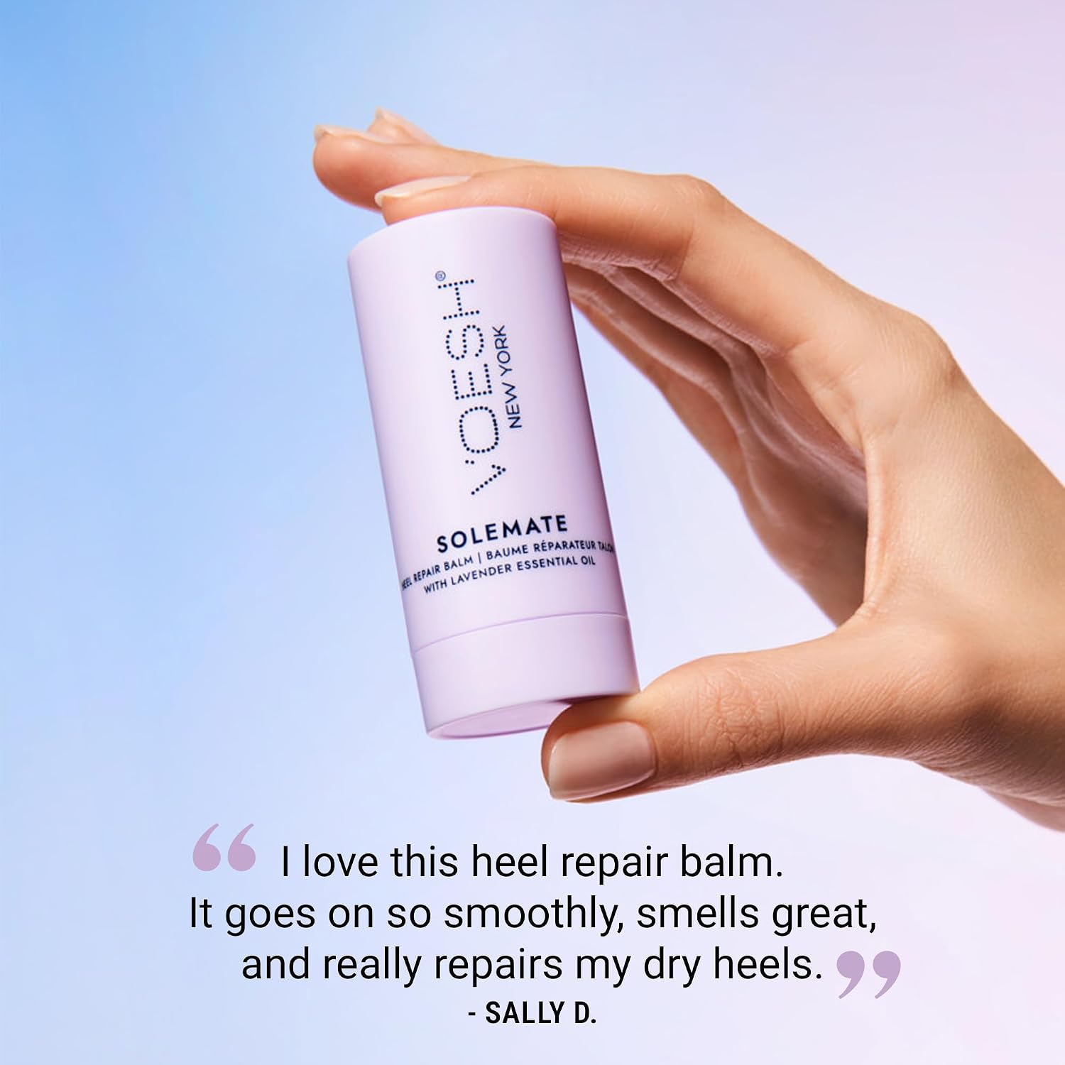 VOESH Solemate Heel Repair Balm, Moisturizer, Heel Repair, Balm for Rough & Cracked Heels, K-Beauty Korean Skincare, Foot Care For Men & Women - Lavender