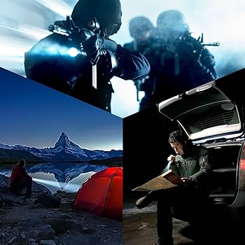 Micro RONI 500ルーメン フラッシュライトマウントクリップユニット Amazon | WF Optical タクティカルライト(高輝度LED)+マウント