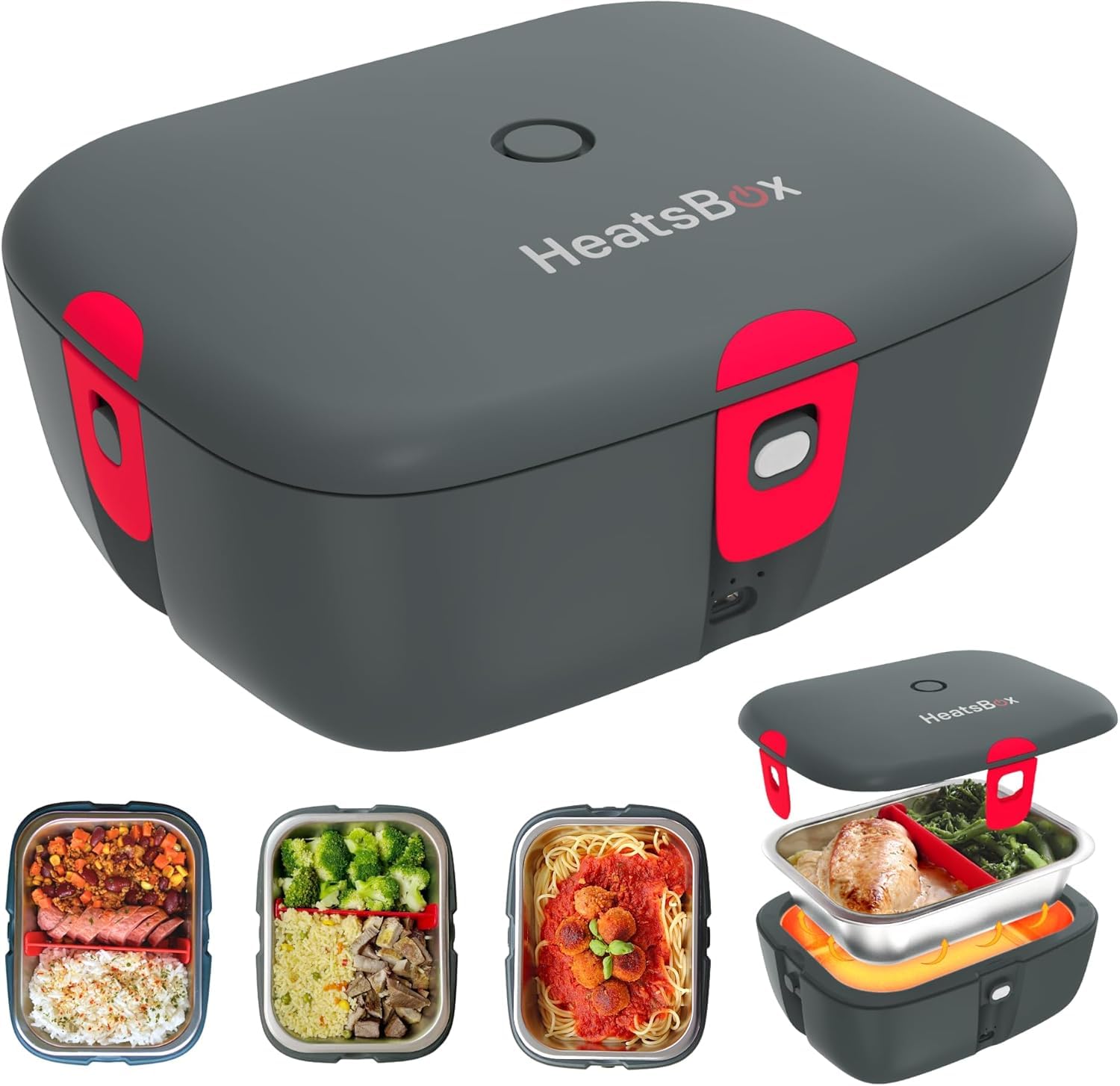 HeatsBox Go Cordless Electric Lunch Box