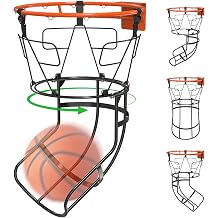 KingDolly 360 Swivel Basketball Rebounder with 3 Extended Rings, Jam-Free