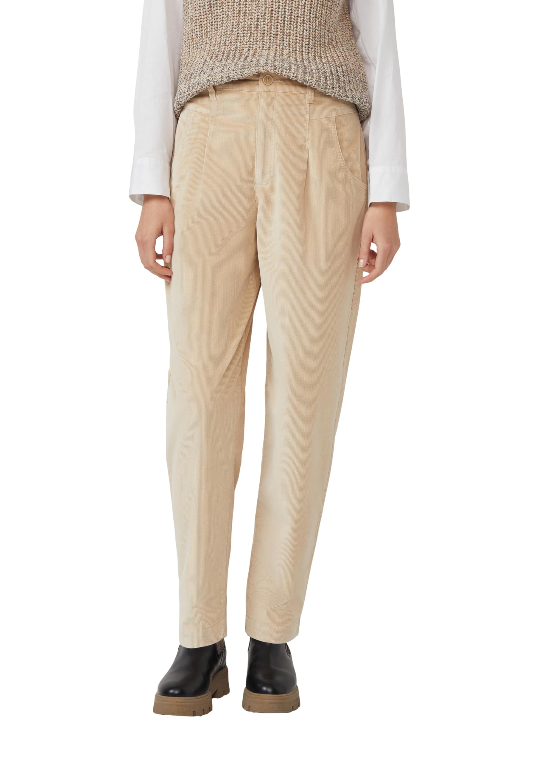 s.Oliver Barrel Leg Feincordhose im Relaxed Fit