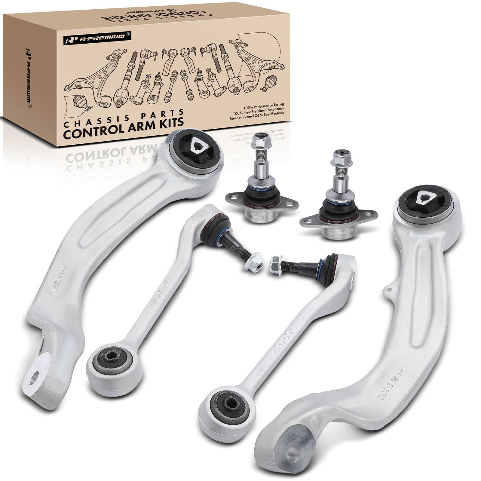 Front Rearward Lower Control Arm For BMW 650i (2006-2010) – Left Side, Forged