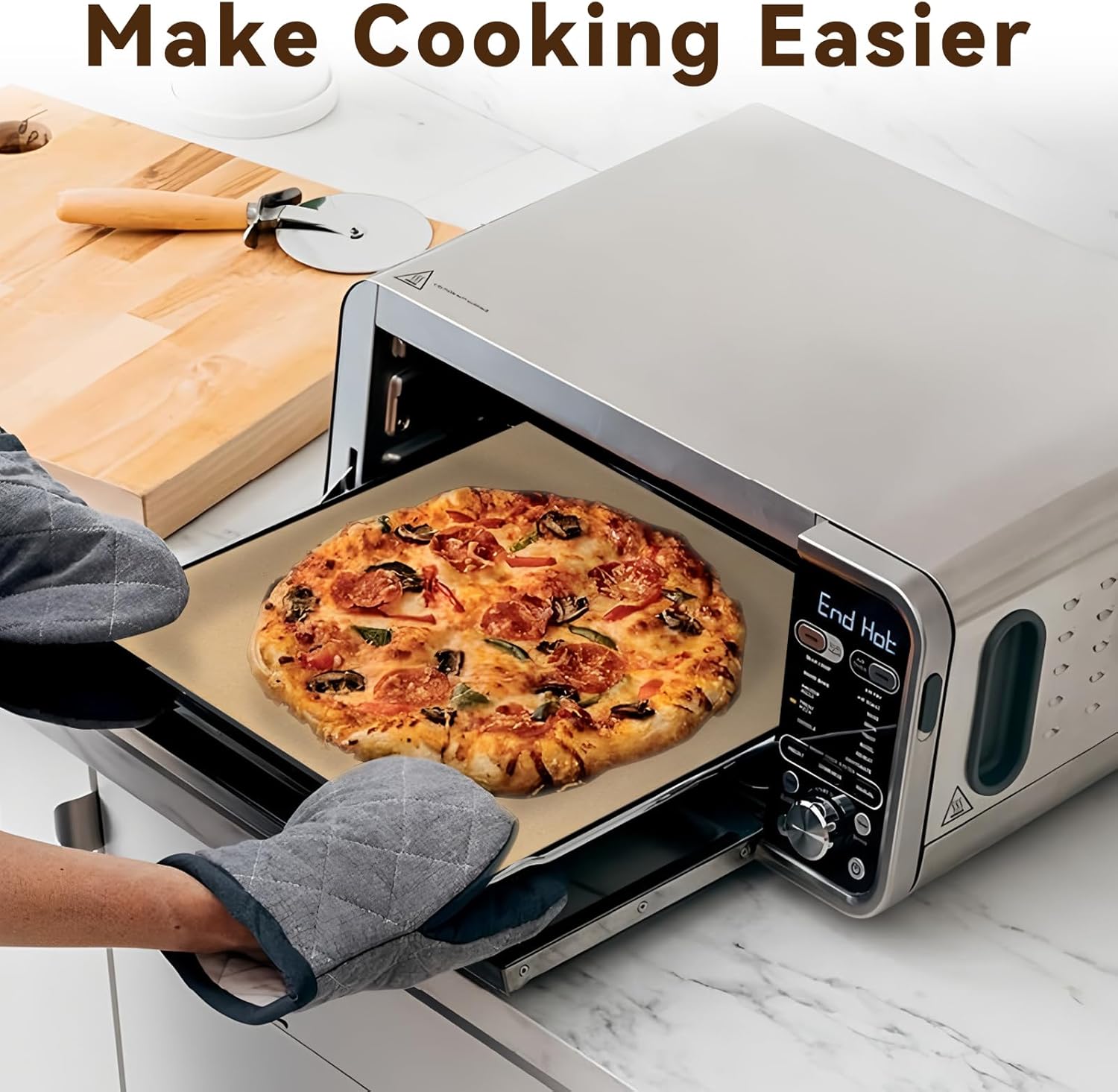 12-inch Air Fryer Parchment Paper Squares for Ninja Air Fryer SP101 Oven, 120 Pcs - Image 3