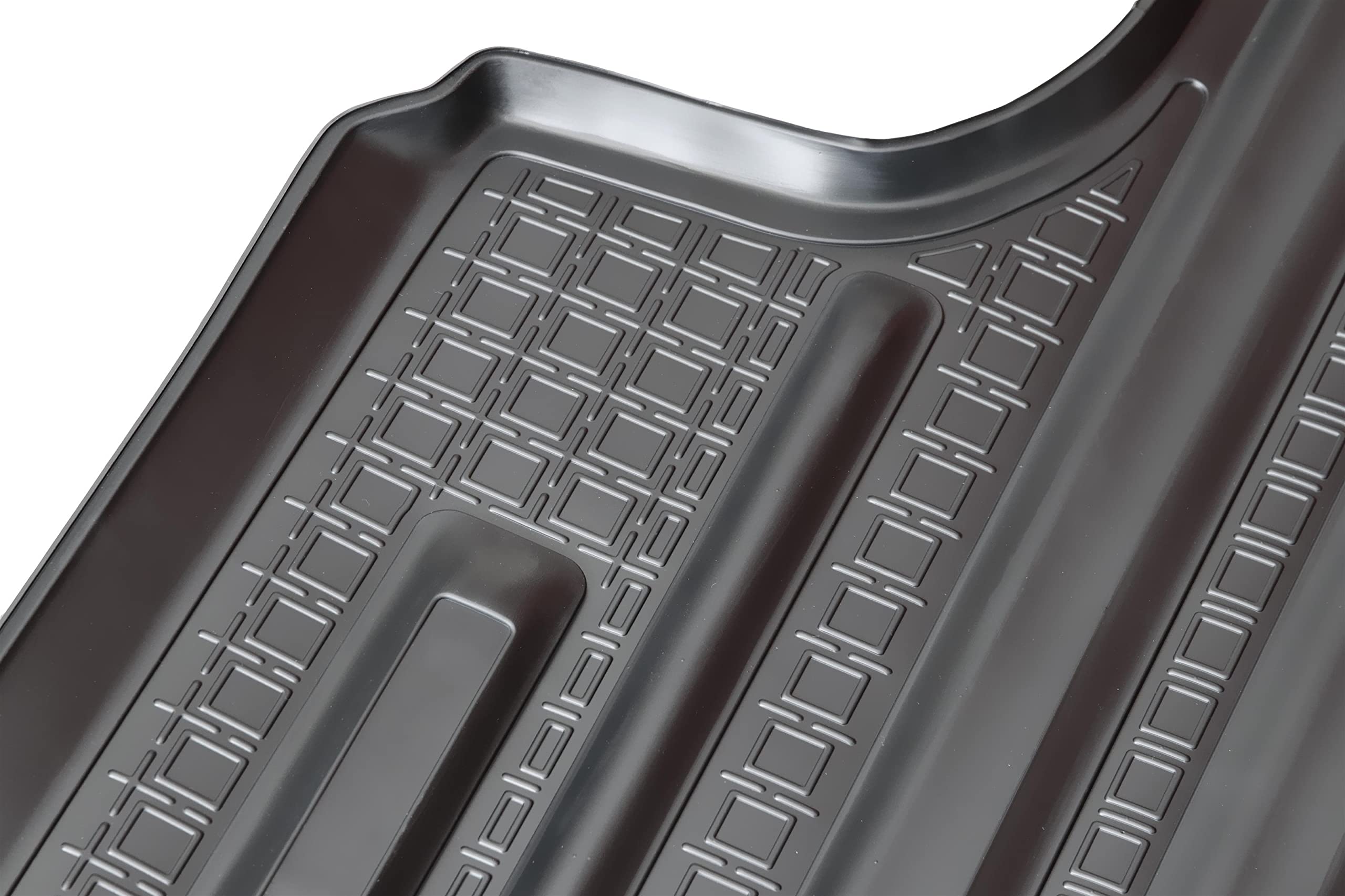 Recambo Alfombrilla de Goma para Maletero Apta para Toyota Hilux 8, Doble Cabina | a Partir de 2015 | Ajuste Borde